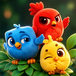 Ikon Chirpy Sort: Bird Color Puzzle